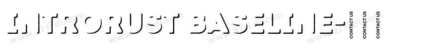 IntroRust BaseLine字体转换
